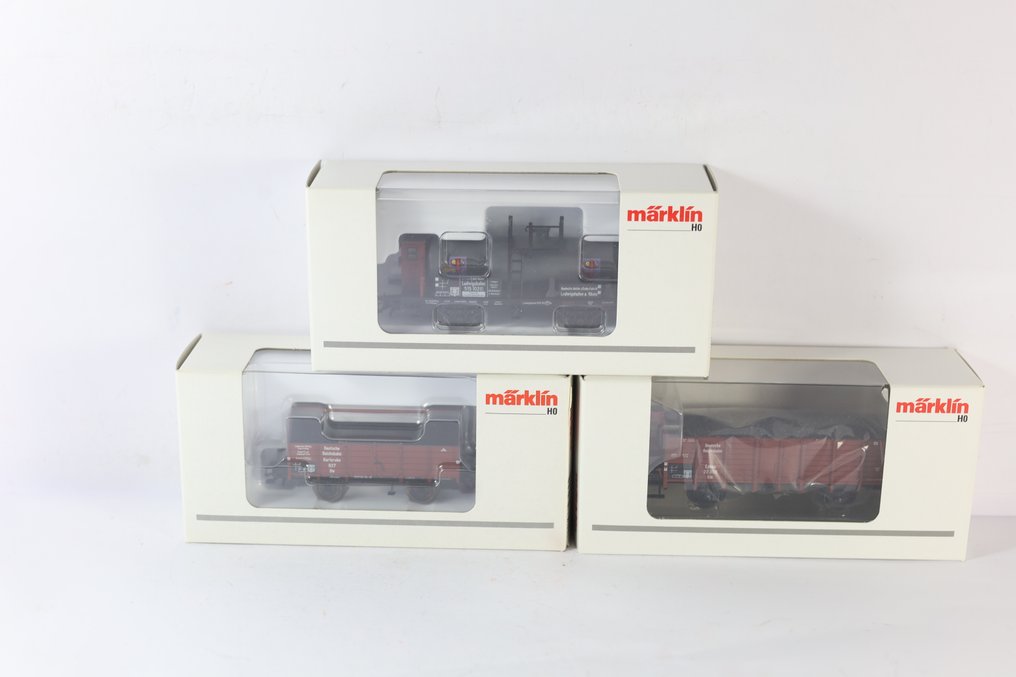 Märklin H0 - 46090 - 模型貨運火車組合 (1) - 五件套货车 - DRG #3.2