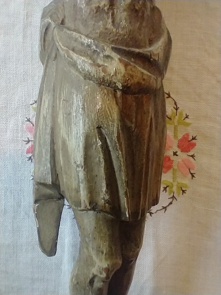 Gothic Style Crucifix - Limewood - 1850-1900 - Corpus Christi  #2.1