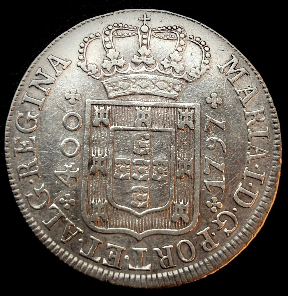 Portugalia. D. Maria I (1786-1799). Cruzado Novo (480 Reis) 1797 High Crown #1.0