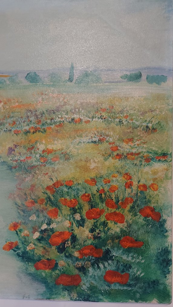 Renato Crespina (XX) - Paesaggio in fiore #1.0