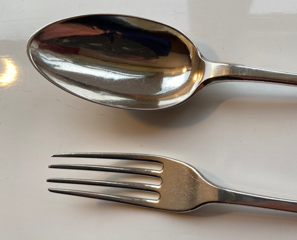 Bestekset (2) - .934 zilver - 18e eeuws, Amsterdam #2.1