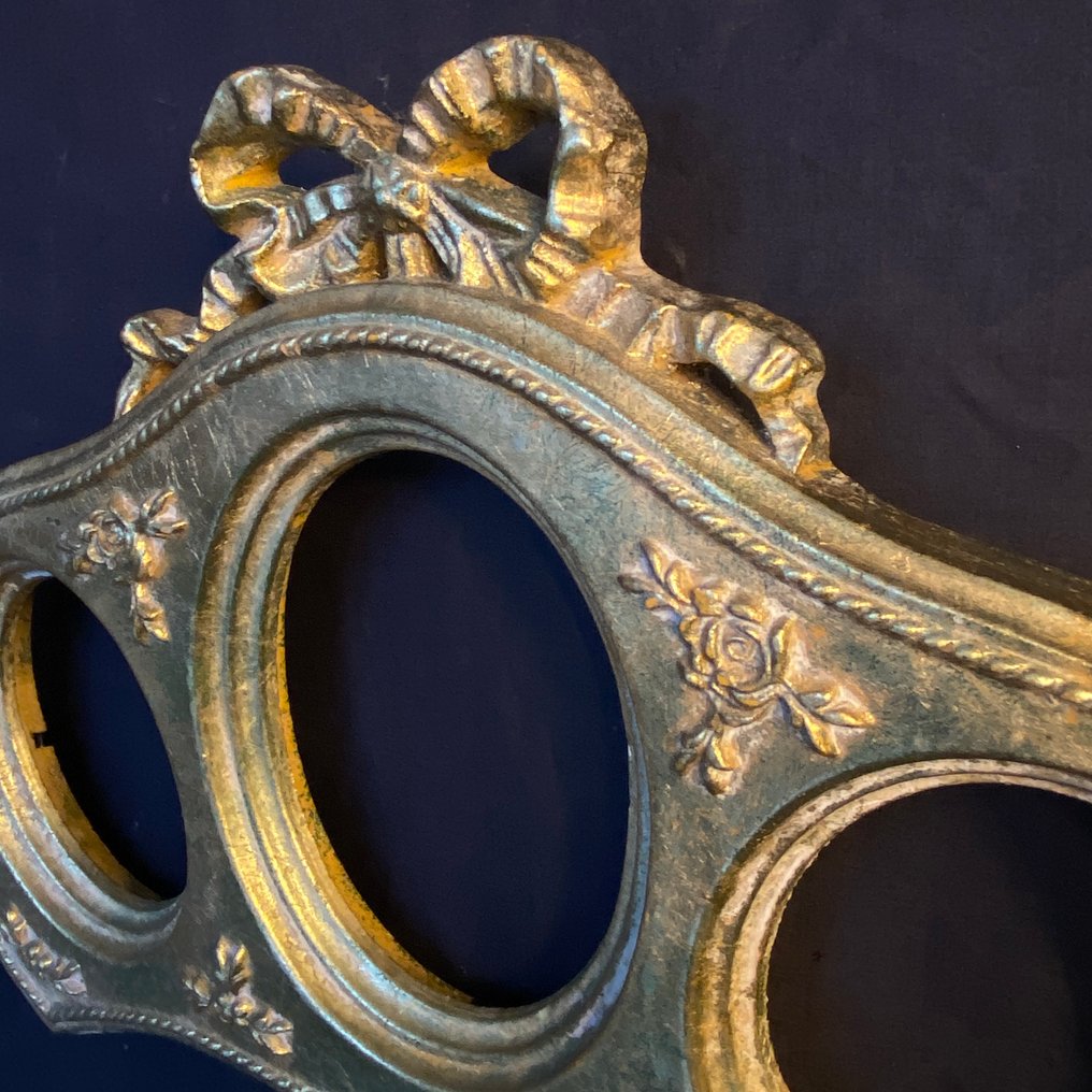 Képkeret - Fa, aranyozott portréképek finom #4.3