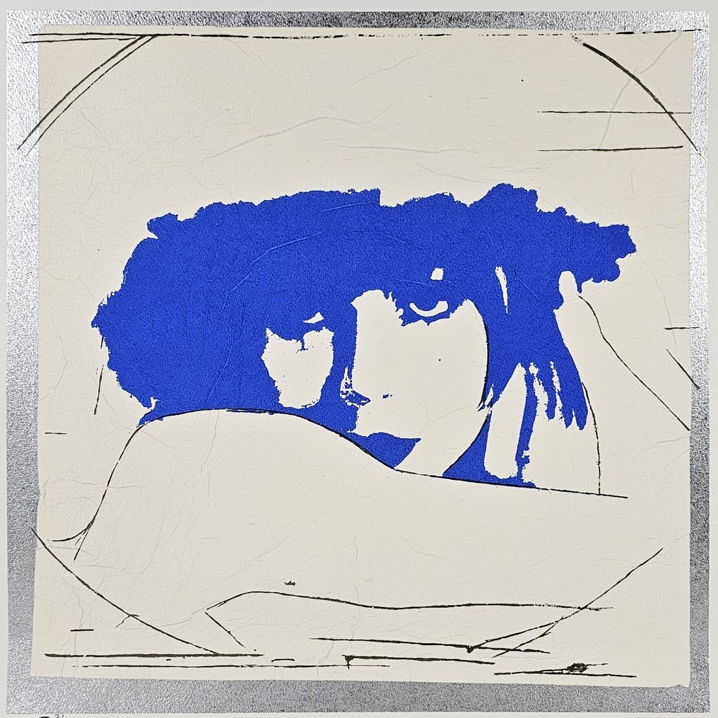 Giosetta Fioroni (1932) - Doppio liberty blue #4.3