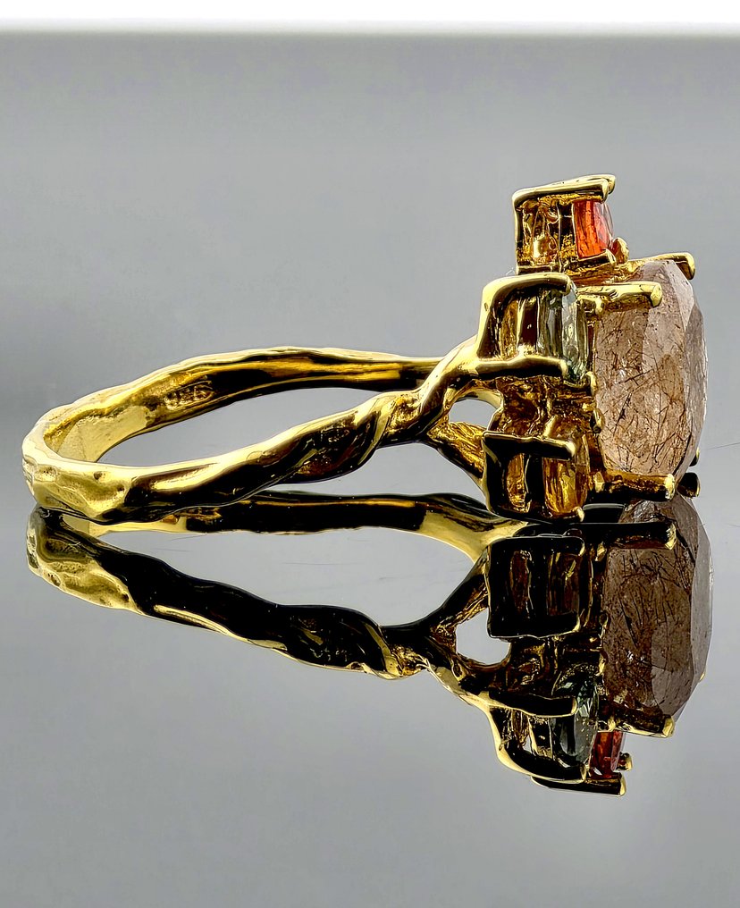 Cuarzo - Plata - Anillo - Earth Treasure #2.1