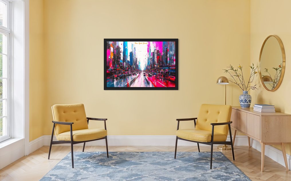 Sam Burnet (1969) - New-York Groove-Kiss Toile 1/3 XL #3.2