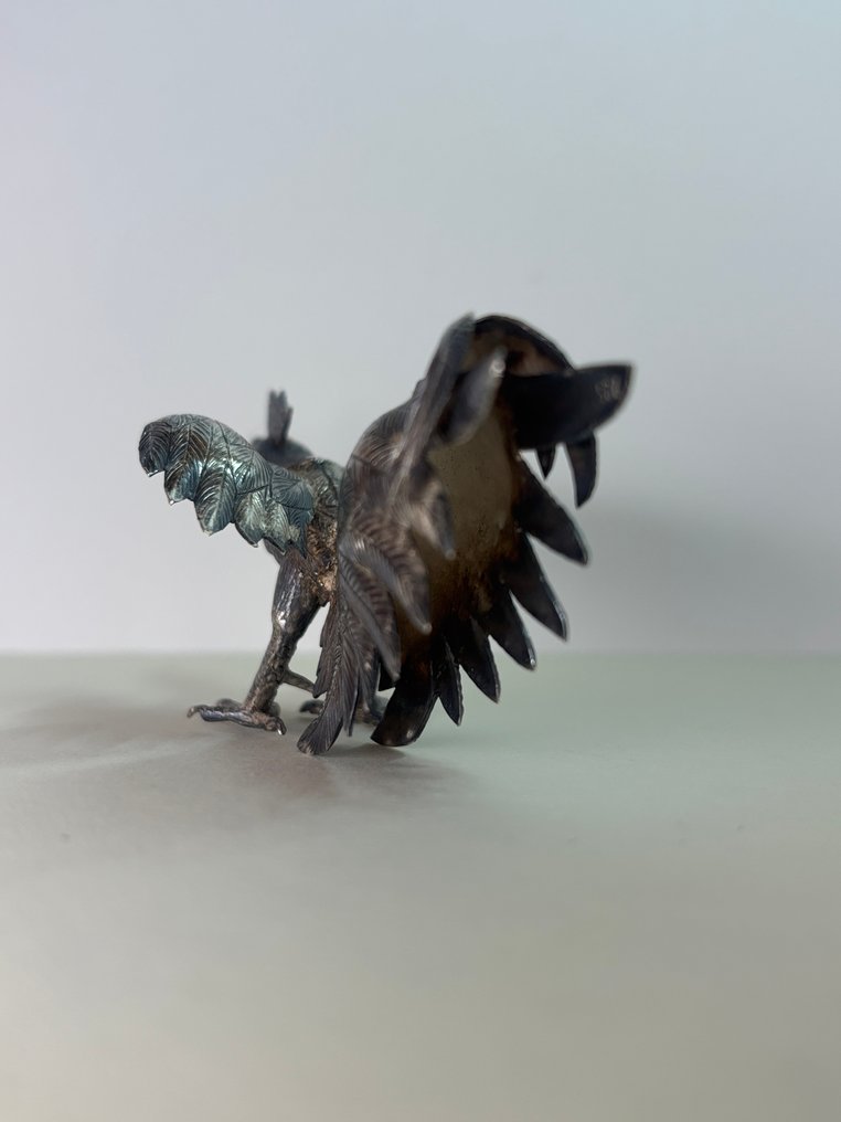 雕塑, Galletto - 4 cm - .925 银 #4.3