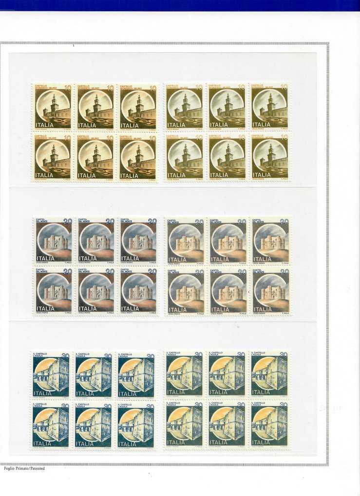 義大利 1980/1980 - 意大利共和国 - 专业化与品种 CASTELLI 第1部分 #2.1