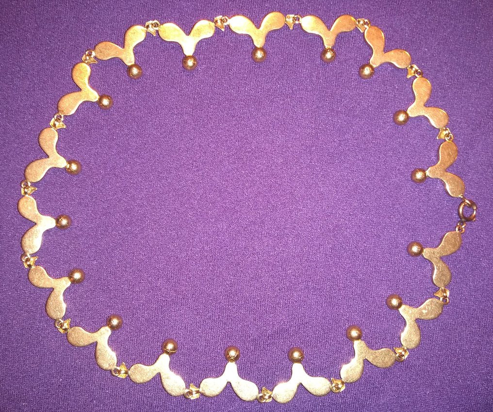 Choker necklace - 18 kt. Yellow gold #4.3