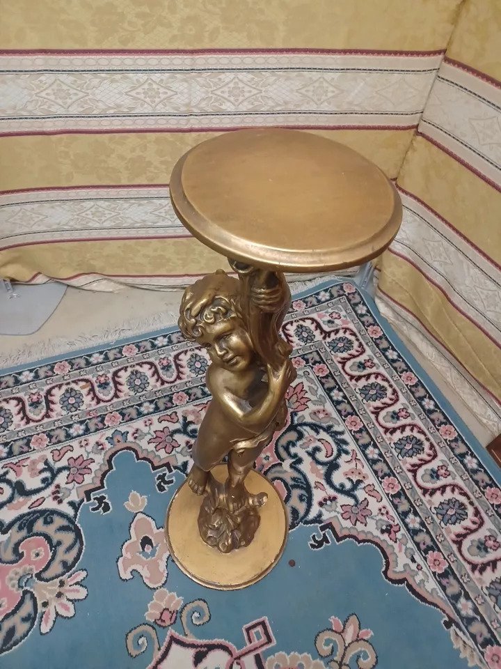  Αρχιτεκτονικό στολίδι - 1970-1980 - στήλη με παιδί σκαλιστό  #1.0