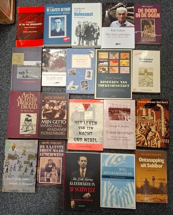 20 leesboeken over diverse Duitse concentratiekampen WOII - 1981-2020 #1.0