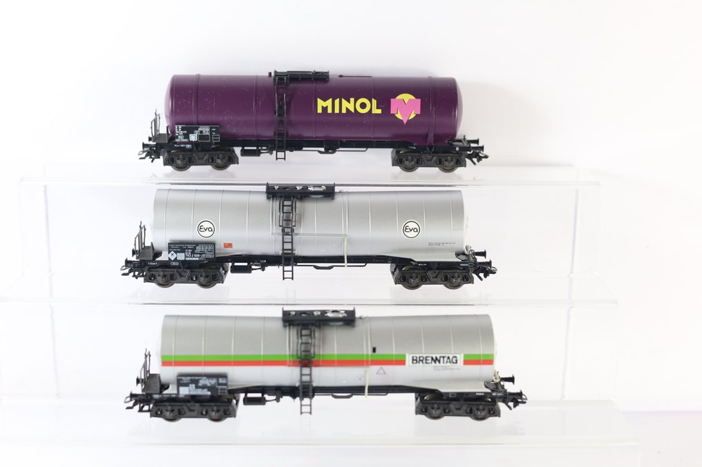 Märklin H0 - 4753/4757/4856 - 模型貨運火車 (5) - 4轴锅炉车 - DB #1.0