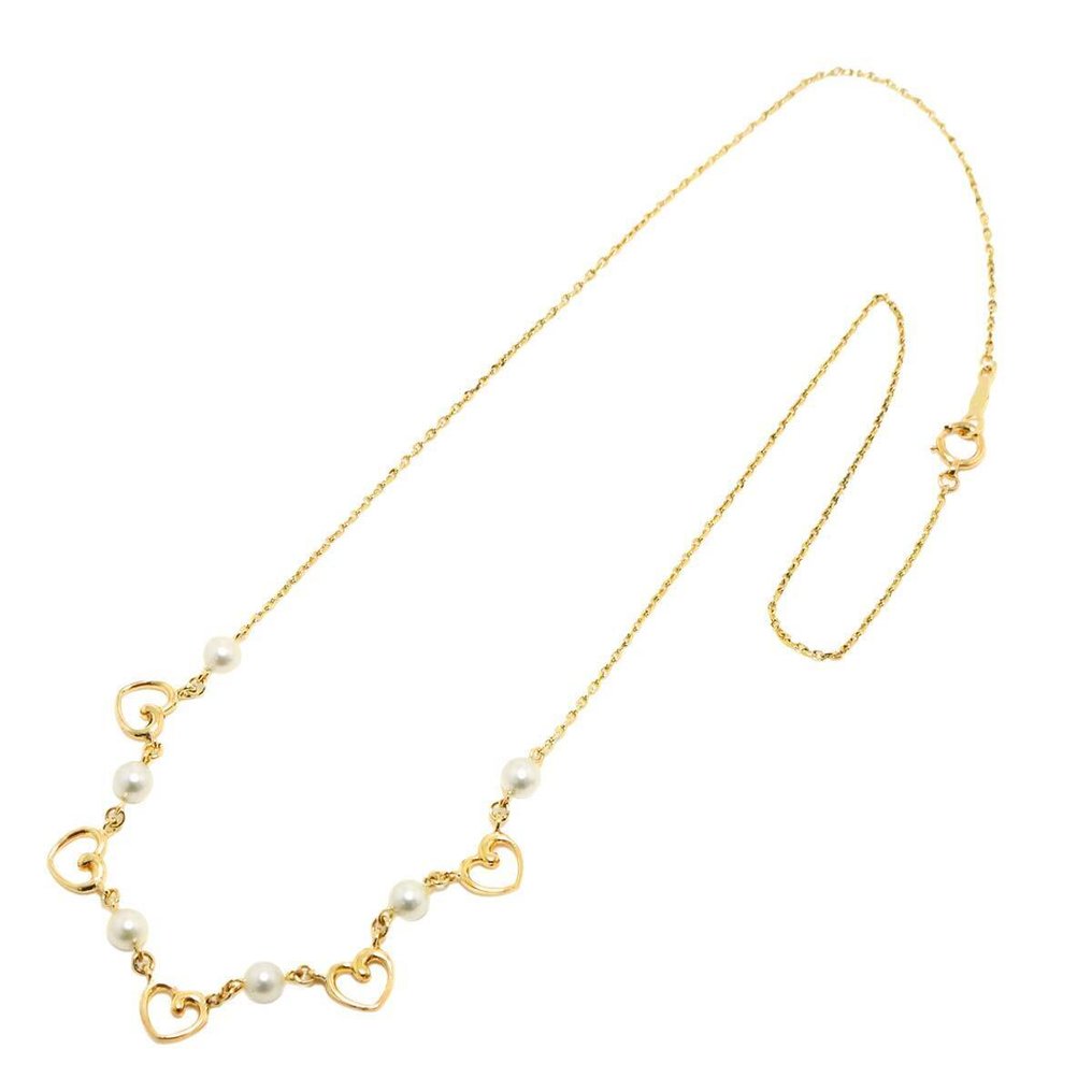 Mikimoto - Halskette - 14 kt Gelbgold #1.0