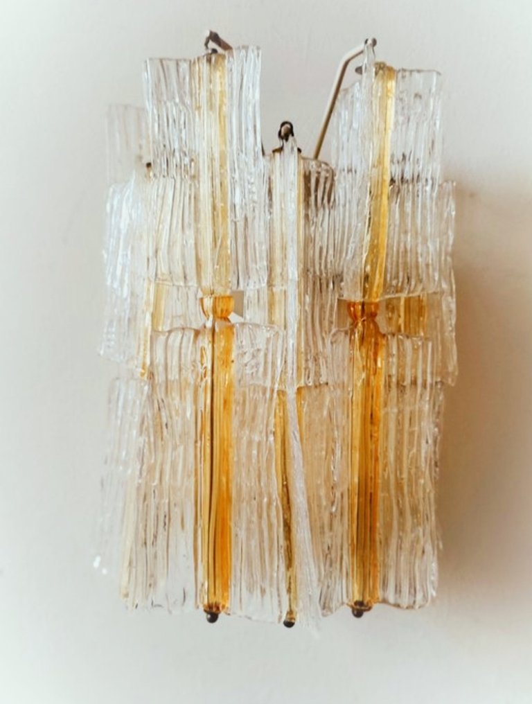 Murano, Venini - Toni Zuccheri - Kinkiet ścienny - Mosiądz #1.0