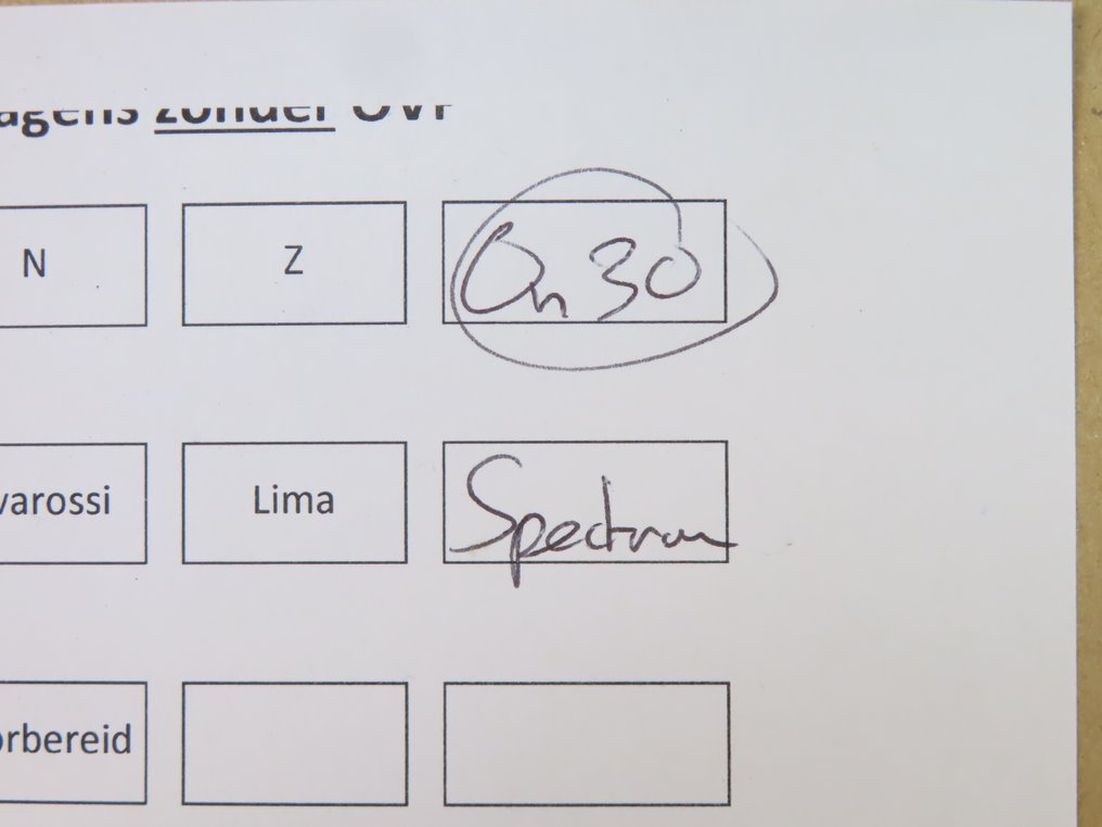 Spectrum 0n30 - 模型貨運火車 (2) - 两辆四轴货车,载有木材 - Privaat #3.2
