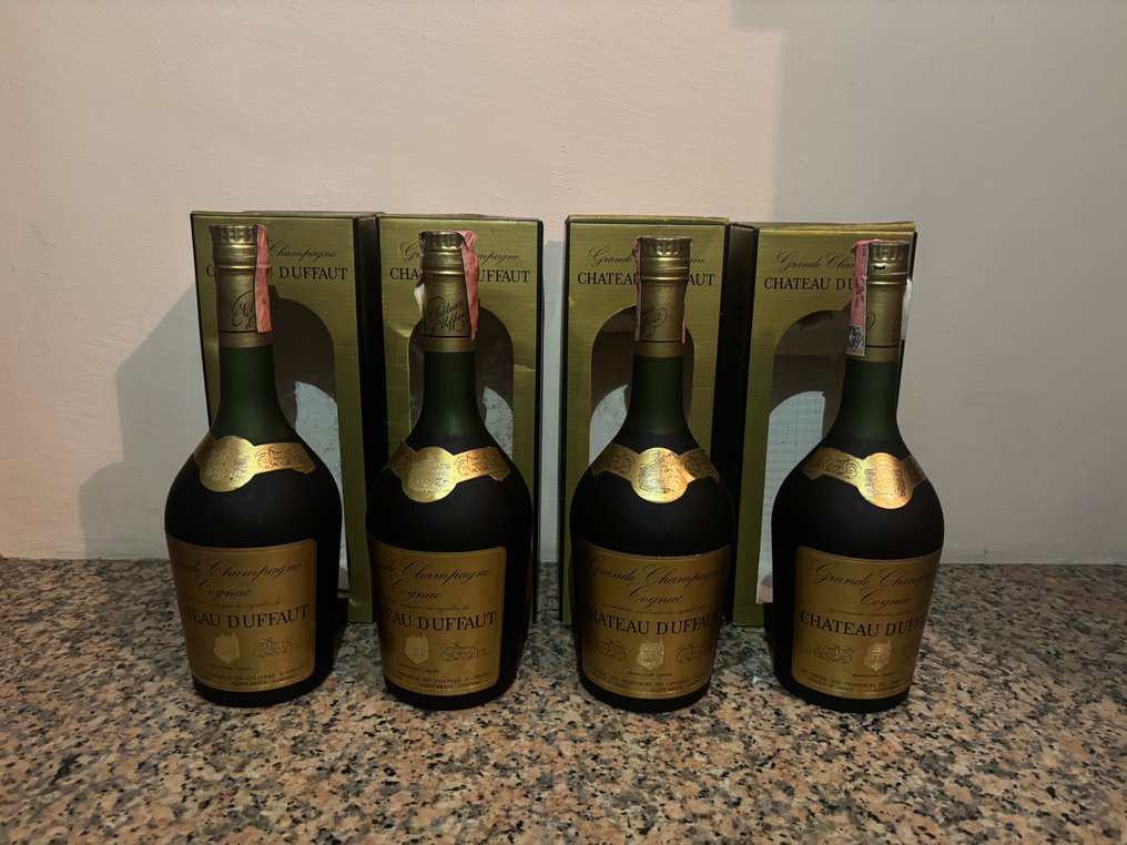 Château d’Uffaut P.E. Guillot - Grande Champagne - b. Δεκαετία του 1980 - 70cl - 4 μπουκαλιών #1.0