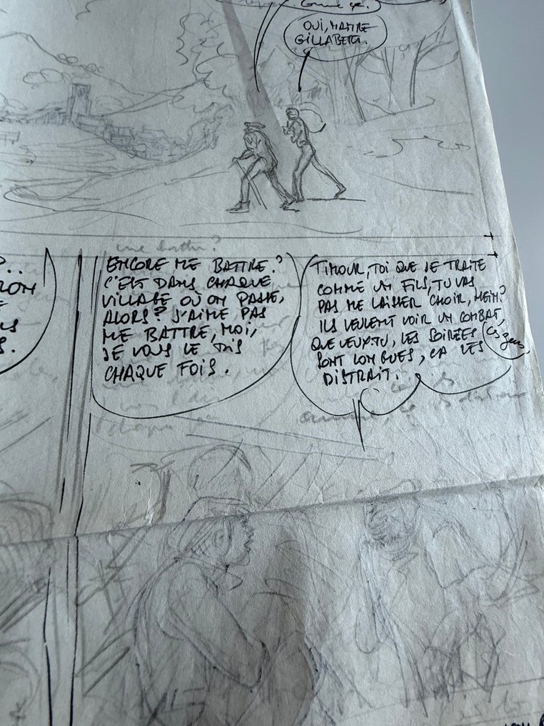 Sirius - 1 Original preliminary page - Les Timour #4.3