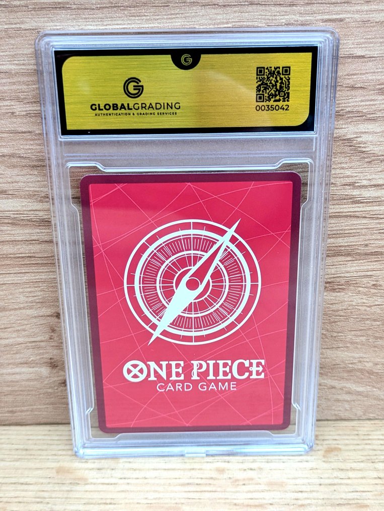 Bandai - 1 Graded card - One Piece - Monkey D. Luffy The Three Brothers Ændret, Alternativ kunst, Folie - GG 10 #2.1