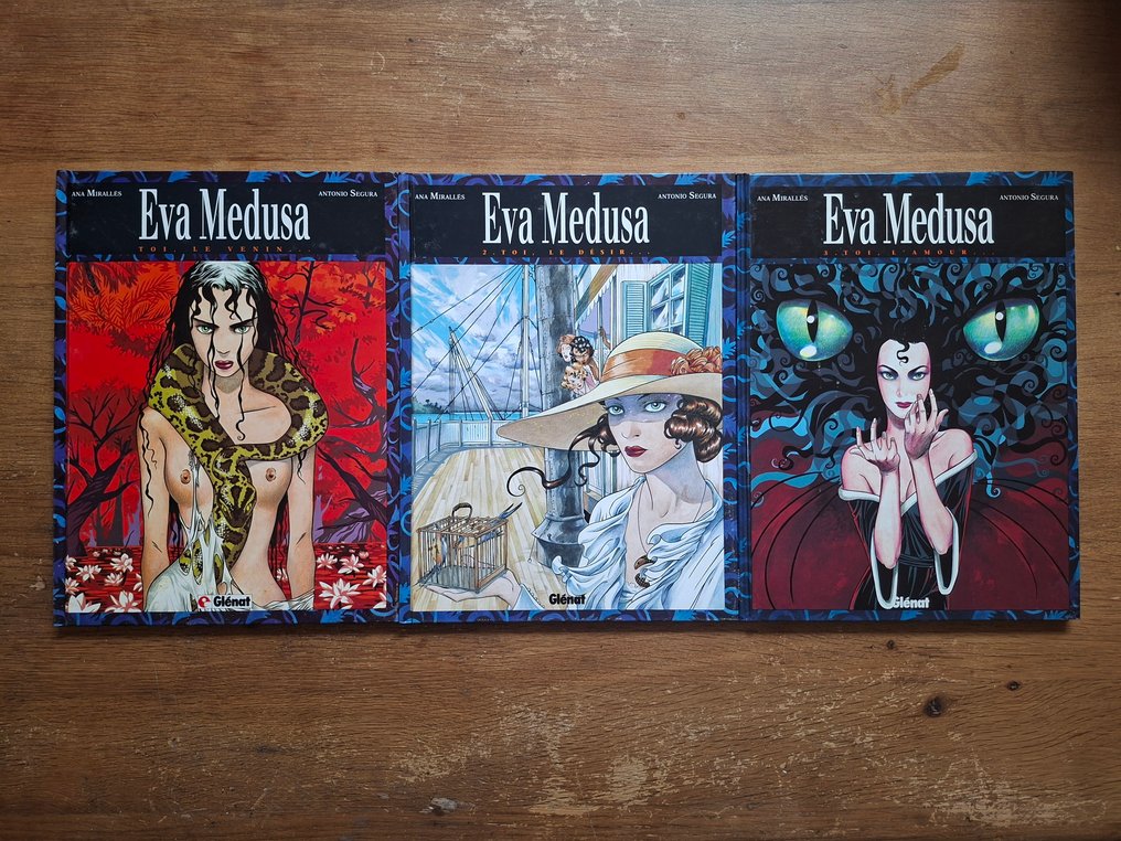 Eva Medusa T1 à T3 - Série complète - 3x C - 3 Album - EO - 1991/1994 #1.0