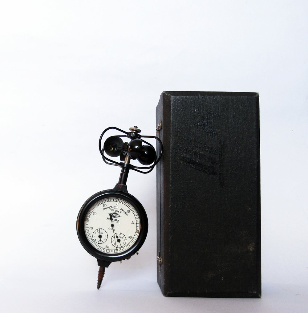 风速计 - MS-13 -"Saratov State Meteorological Instrument-Making Plant" - 巴克莱特、金属、玻璃、塑料 - 1958 #2.1