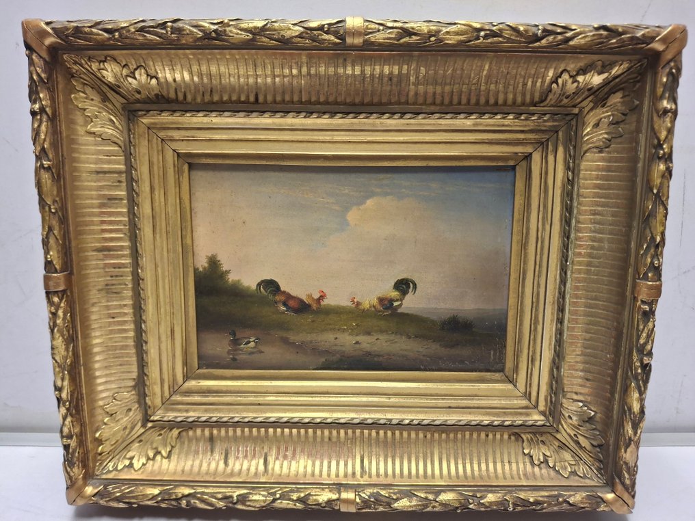 Frans van Severdonck (1809-1889) - Hanengevecht #1.0