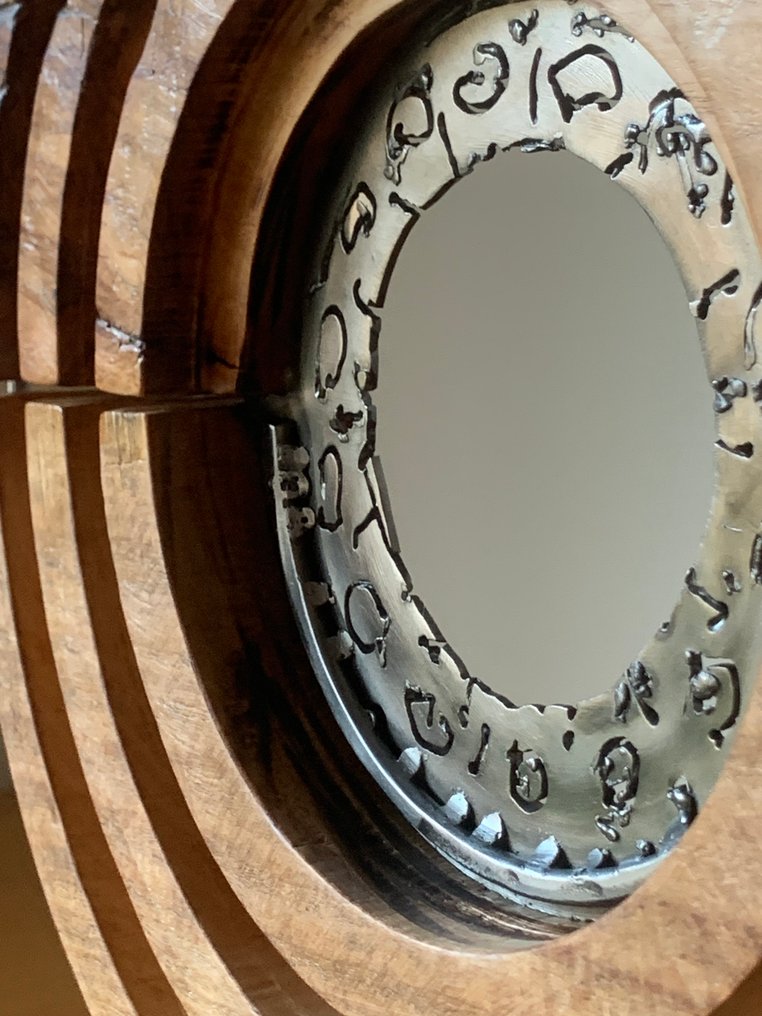 G. Capelletti - Skulptur, ON - OFF - 33 cm - Træ #2.1