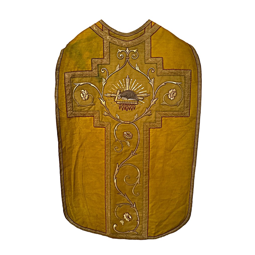 古罗马祭袍 - 刺绣 - 金箔 - 金线 - 古董 - 絲 - 20世纪 #1.0