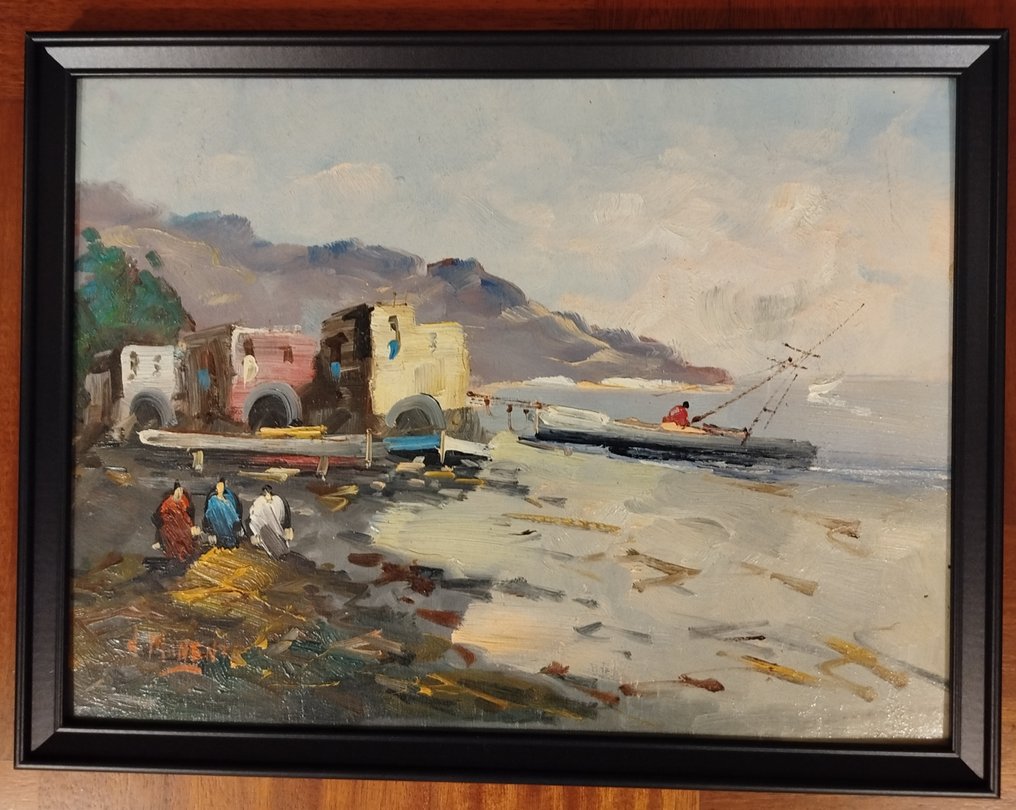 Dante Manente (1888-1980) - Borgo marinaro #2.1