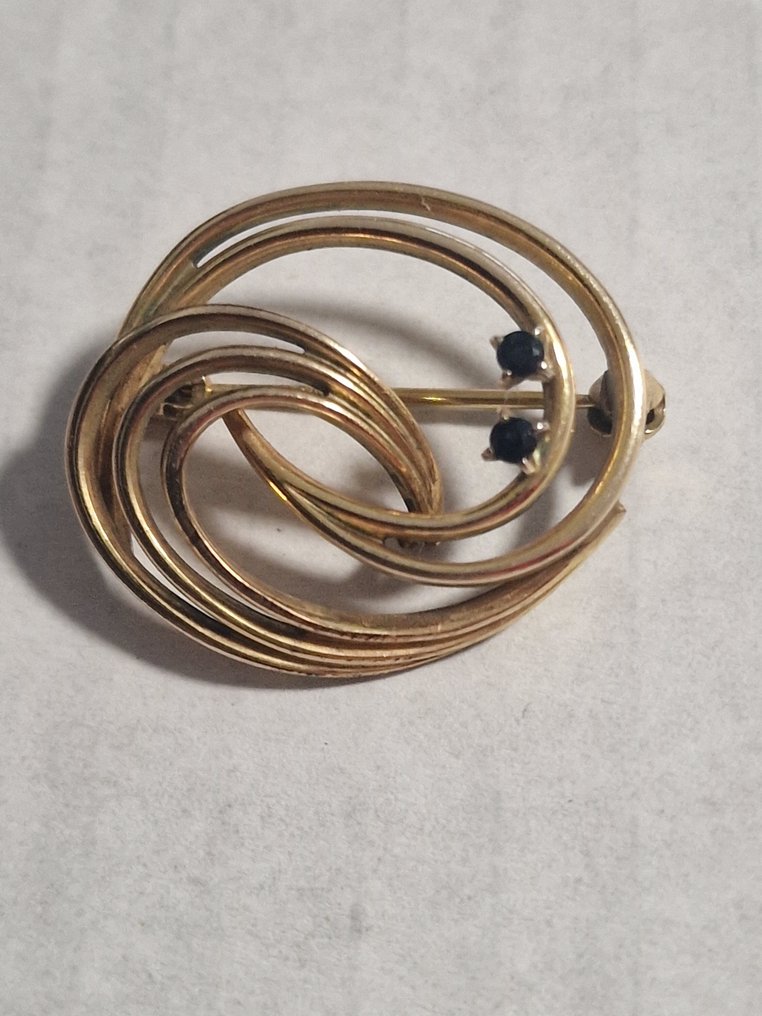 χωρίς τιμή ασφαλείας - Καρφίτσα - 10 kt. Κίτρινο χρυσό, Gold-plated #1.0