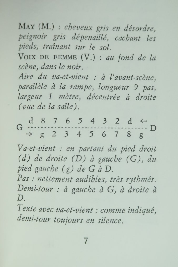 Samuel Beckett - Pas [1/35 ex. hors-commerce num. sur vélin d'arches] - 1935 #3.2