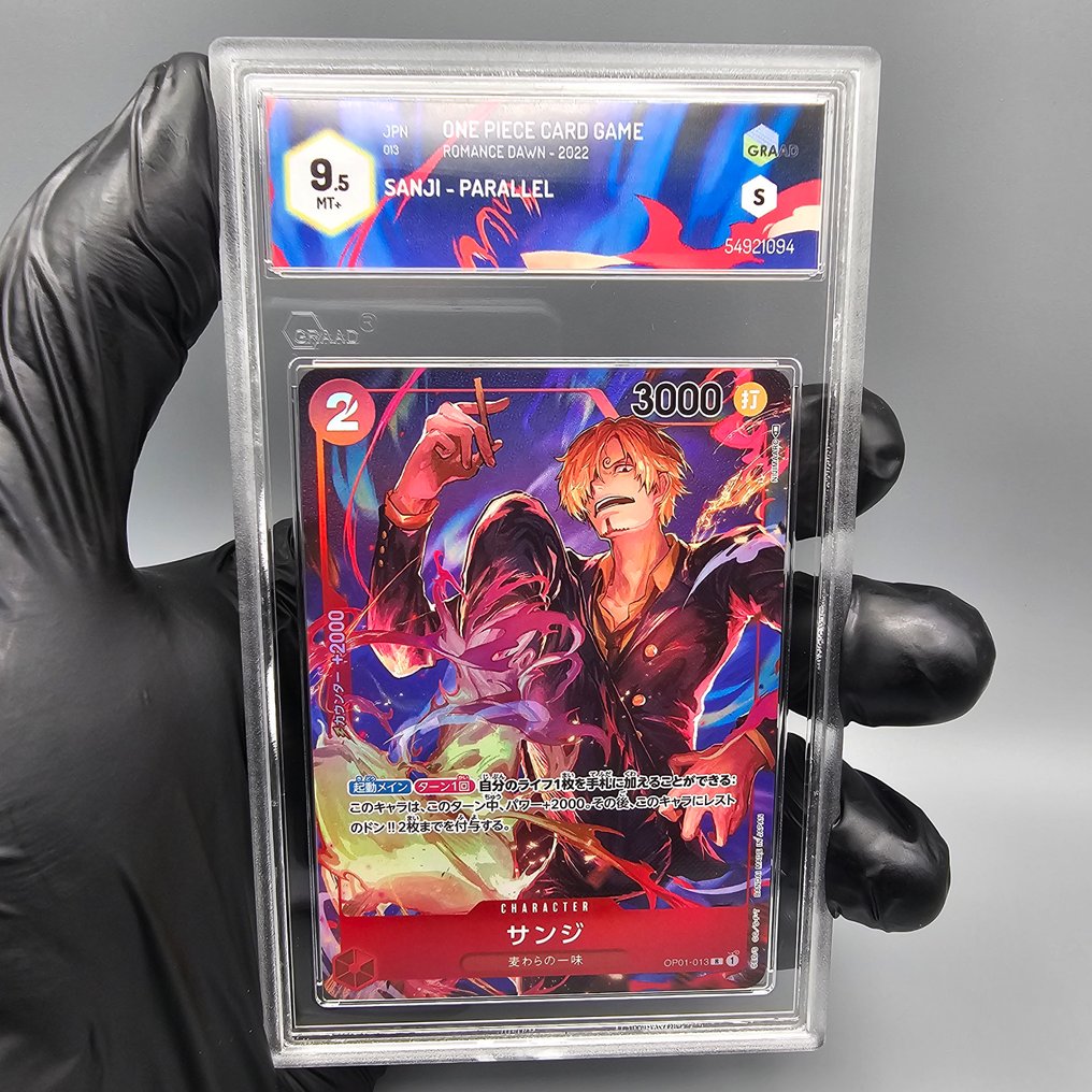 Pokémon Graded card - SANJI (Alternate Art) OP01-013 -> Romance Dawn - Graad 9.5 #2.1