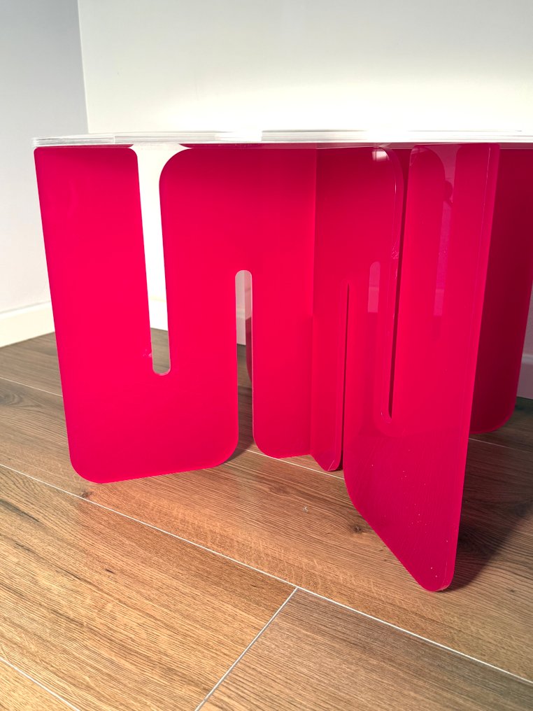 Mrn.D - Trasparente magenta - Mesa de centro - plexiglas #3.2