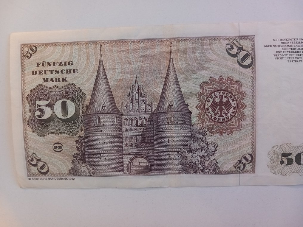 德國. - 50 Mark - 1980 - Pick 33e  (沒有保留價) #1.0