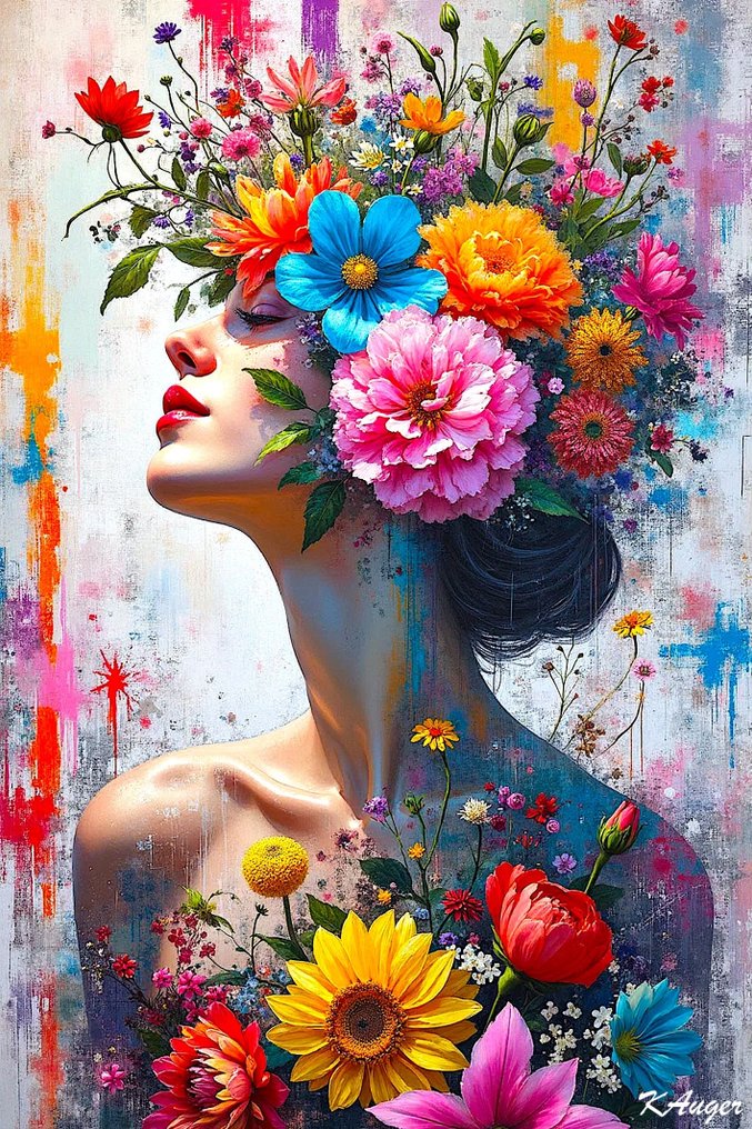 KAUGER (1972) - Noemie 1/1 Toile XL #1.0