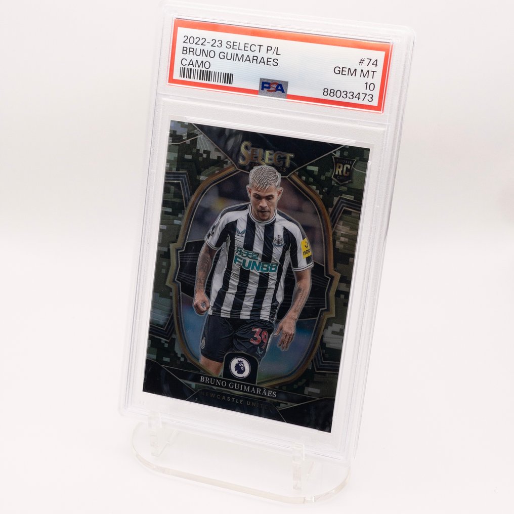 2022/23 Panini Select Bruno Guimarães #74 Parallelkort, /225 - PSA 10 - 1 Graded card #4.3