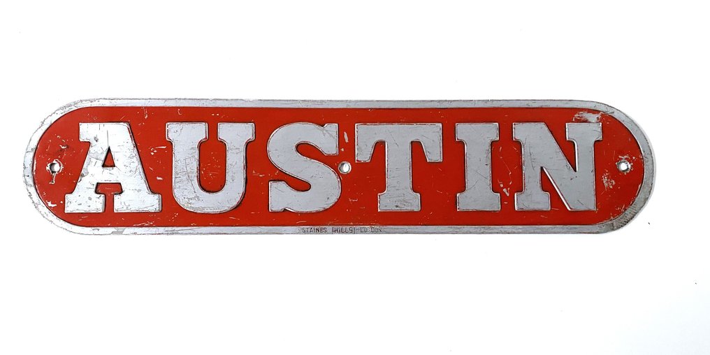 Austin - Aluminium reclamebord #1.0