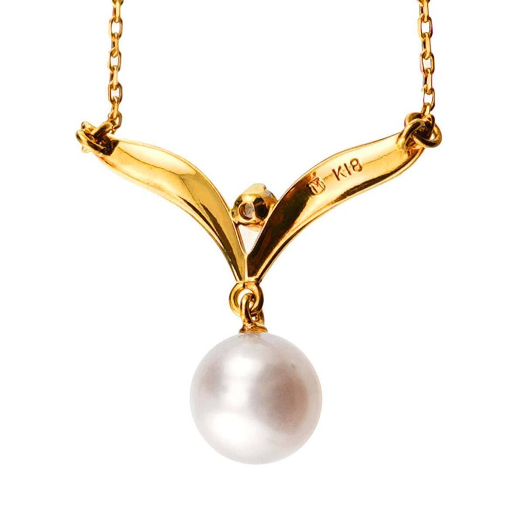 Mikimoto - Halskette - 18 kt Gelbgold #3.2