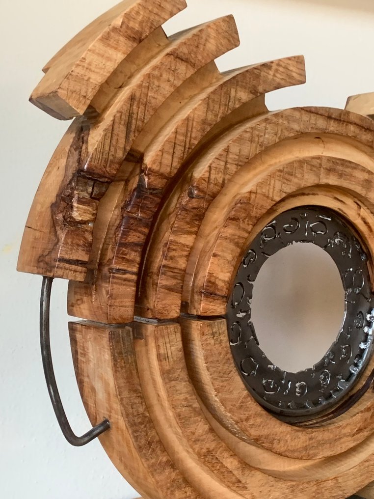 G. Capelletti - Skulptur, ON - OFF - 33 cm - Træ #1.0