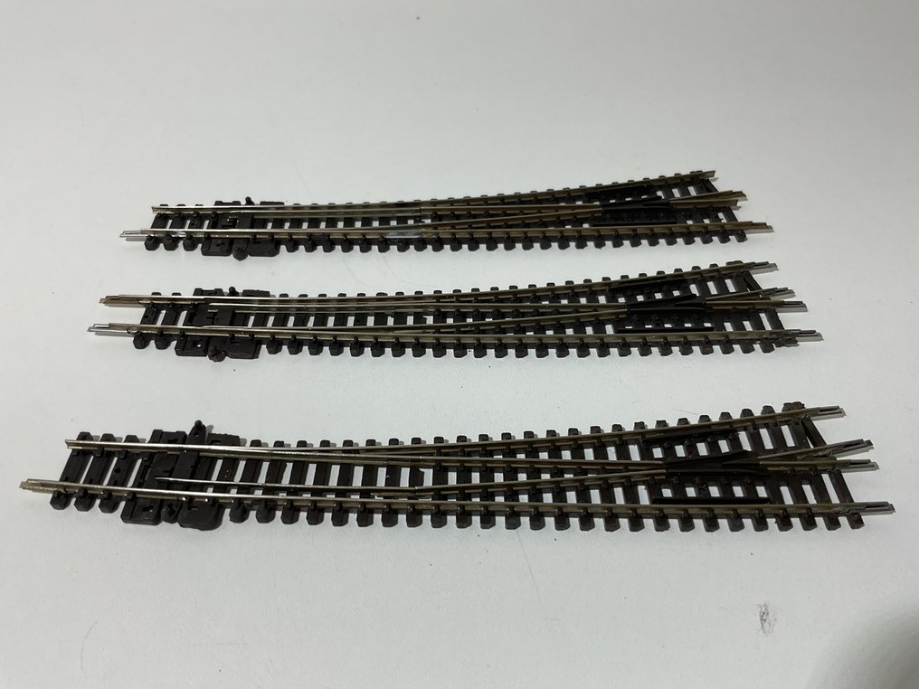 Peco N - sl380/381/386/394 - Γραμμές τρένου μοντελισμού (8) - Peco στροφές (8 τεμάχια) #2.1