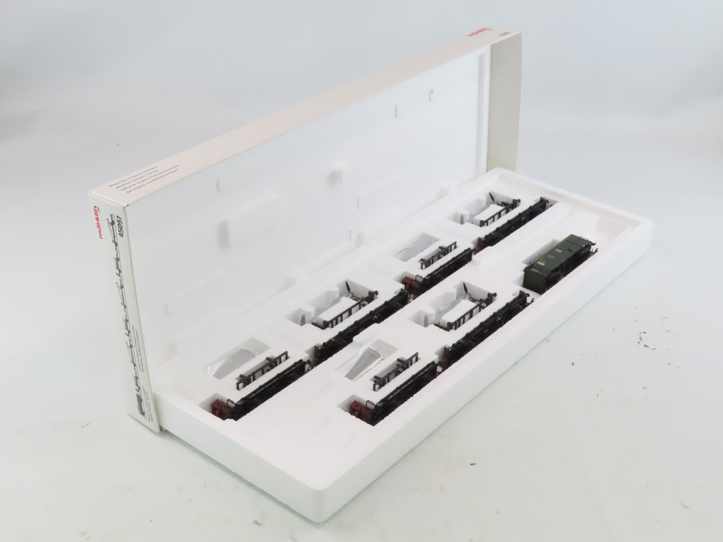 Märklin H0轨 - 45097 - 模型火车货车组 (1) - 7件套“Vliegtuigtransport” - DRG #2.1