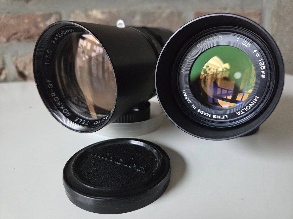 Minolta Auto Tele Rokkor-QF 3,5/200mm + MD Tele Rokkor-QF 3,5/135mm | Téléobjectif #1.0