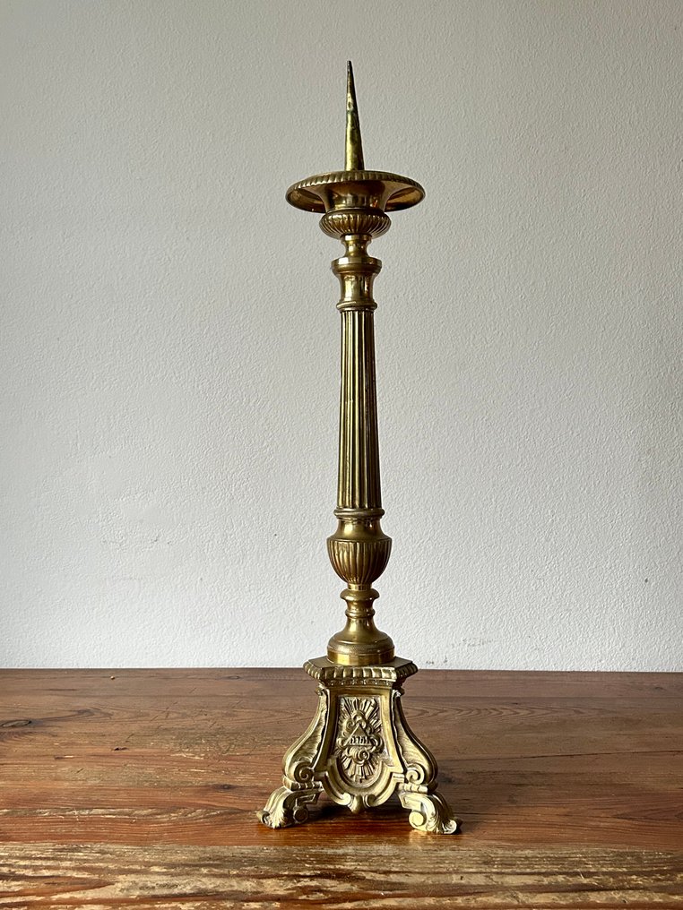 Świecznik - Mosiądz - Kerkkandelaar #1.0