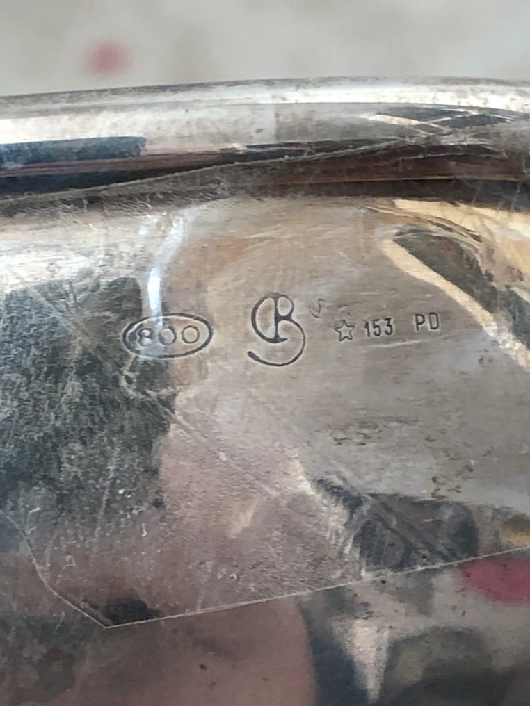 Kulho - .800 hopea - (halkaisija 20 cm) #1.0