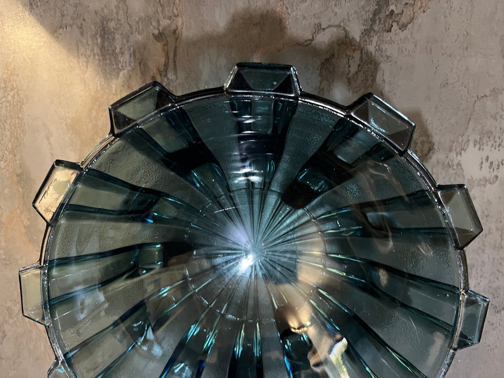 Verrerie Scailmont - Henri Heemskerk - Centrotavola  - bicchiere pressato #4.3