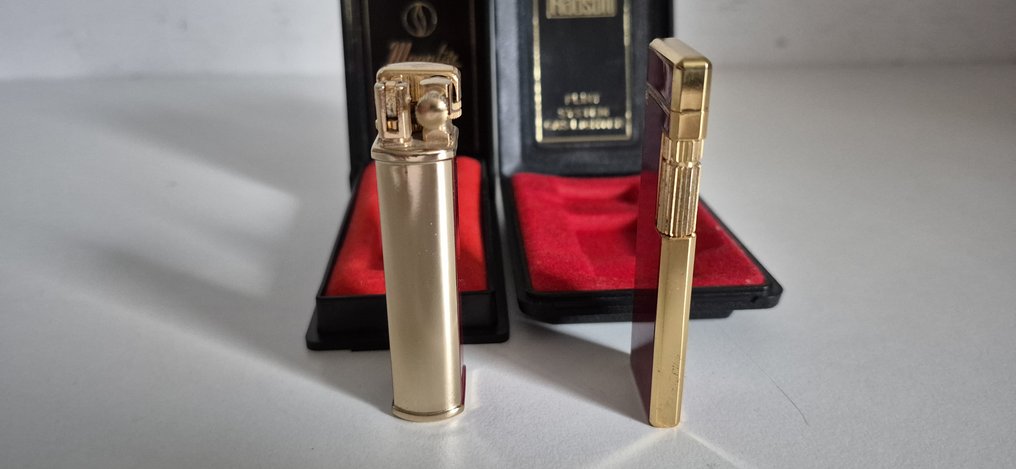 Hadson - Moonlite - Sans prix de réserve - Briquet de poche - Plaqué or, Émail -  (2) #2.1