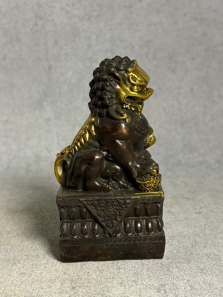 Colocar perros foo - Bronce - China - Finales del siglo XX #2.1