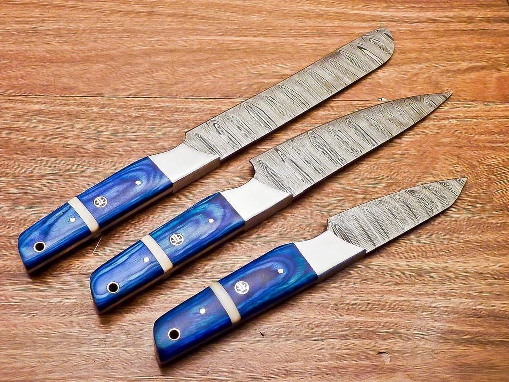 Küchenmesser - Kitchen knife set - Stahl, Holz - Vereinigtes Königreich #4.3