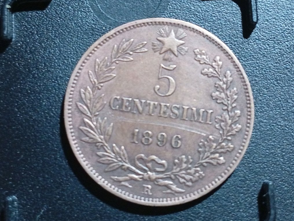 意大利， 王国 Umberto I. 5 Centesimi 1895  (没有保留价) #1.0