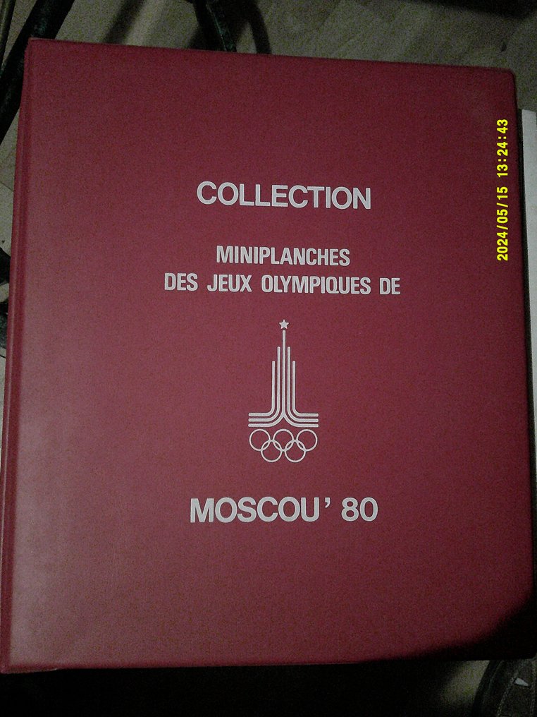 Russie 1980 - mini planches de timbres des jeux de moscou #1.0