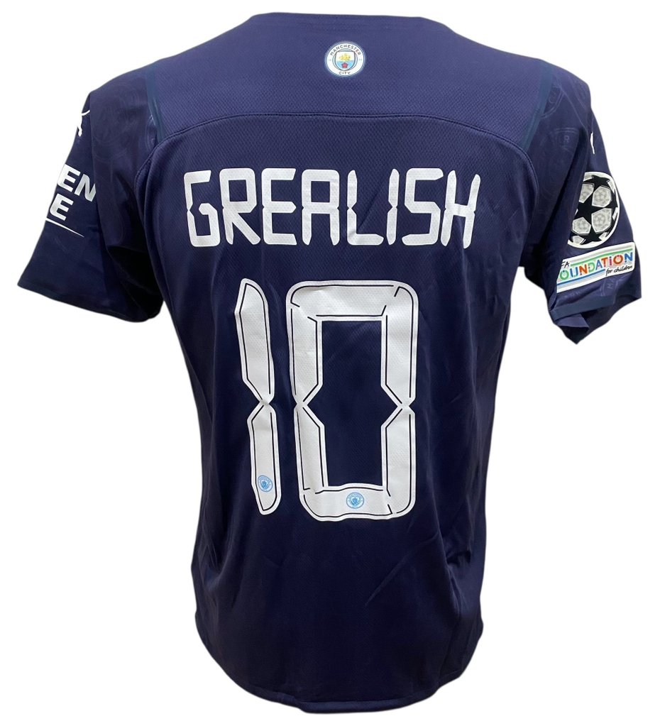Manchester City - Championnat d'Angleterre de Football - Jack Grealish - 2022 - Maillot de foot #1.0