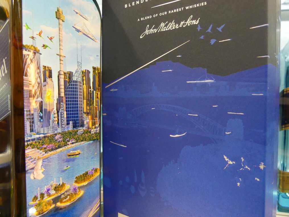 Johnnie Walker Blue Label Cities of the Future Sydney 2220 Limited Edition Design by Luke Halls  - 750 ml #3.2